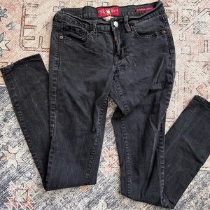 Lucky Brand Black Charlie Skinny Jeans 2/26 Regular